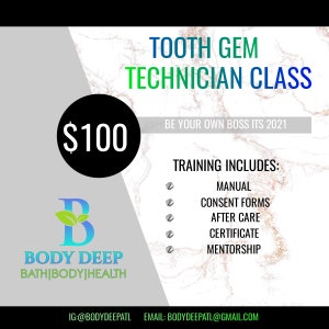 Tooth Gem Training, tooth gem certification, tooth gem,  E-Course, tooth gem class, class