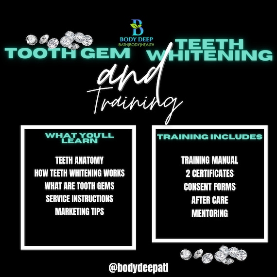 Teeth Whitening Training Tooth Gem Training Class Etsy
