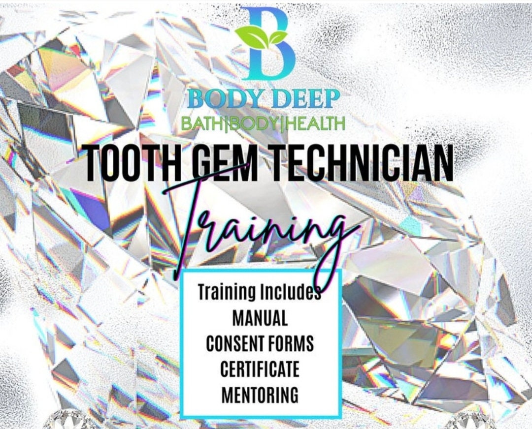 Tooth Gem Training, Class, Tooth Gem Technician, Tooth Gem Etsy