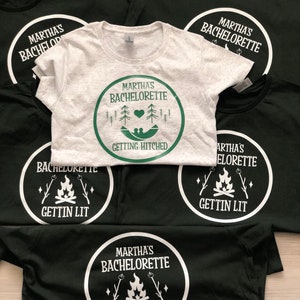 Personalized T-shirts, great gift for birthday, bachelor, bachelorette, retirement, engagement, wedding, bar mitzvah parties | celebrations