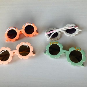 Flower Girl Sunglasses | Will you be my flower girl? Toddler Flower Sunglasses | Baby Multi Colored Sunglasses