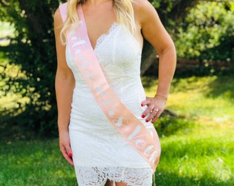 Custom Bridal Sash | Bachelorette Party Favors | Bride to Be Sash | Personalized Sash | Bachelorette Party Sash | Custom Sash | Party Favors