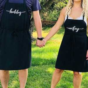Husband & Wife Matching Aprons