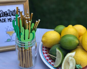 Partysugrör, Personliga guldfärgade sugrör