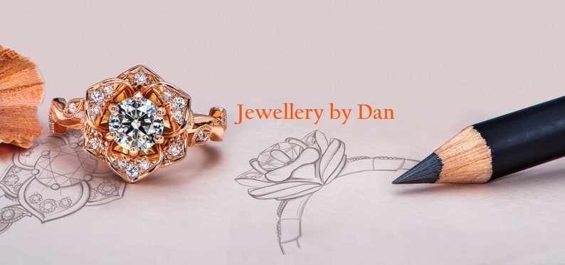 1.70 Ct Trillion Cut Moissanite Solitaire Halo Engagement Ring With Unique Leaf Prongs 14K White Gold Ring Anniversary Gift For Her