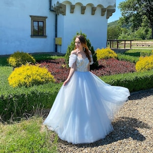 Etsy blue wedding dress store