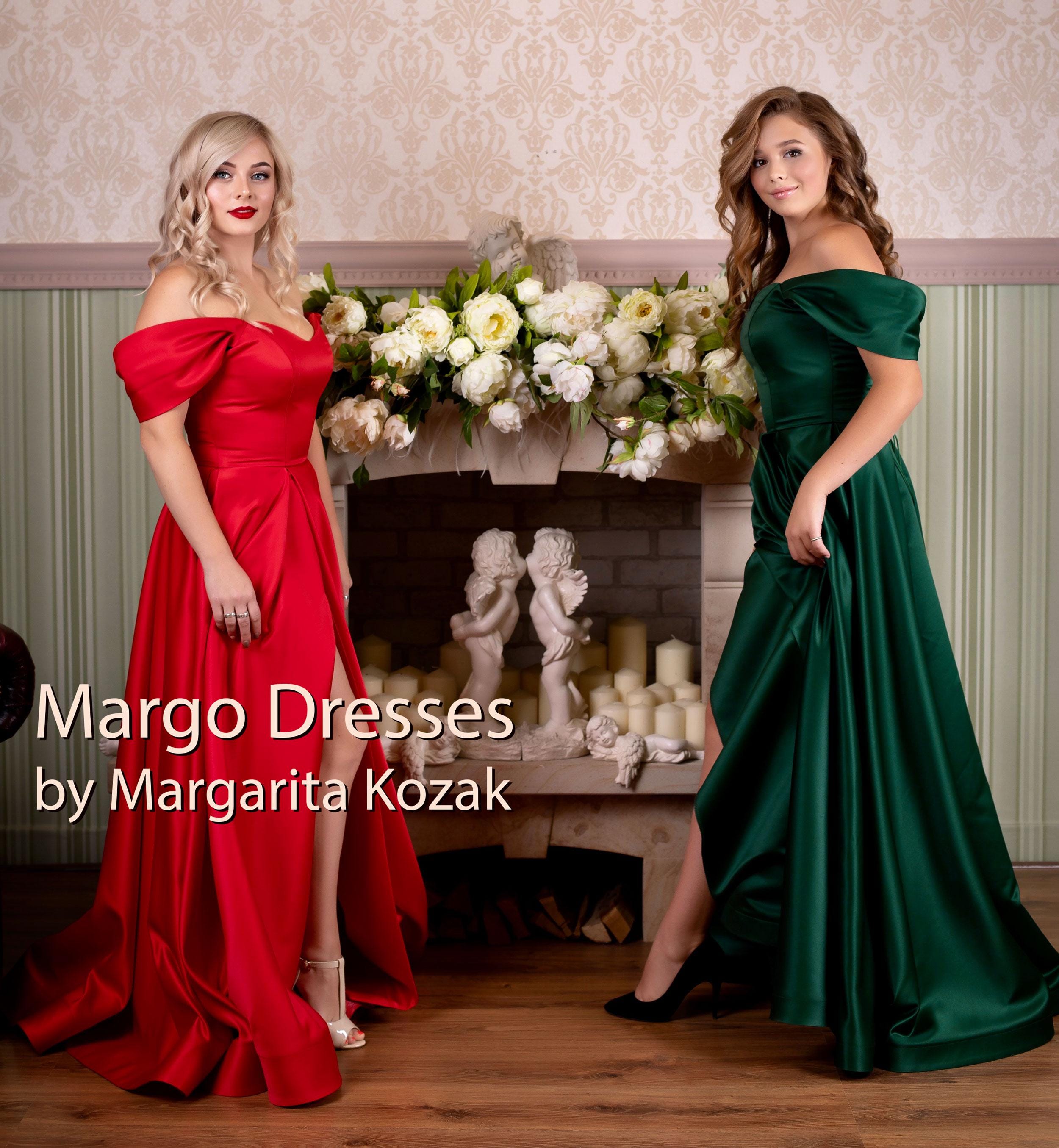 green red dress Green Ball Gown Sequins Red Appliques V-neck Long Sleeve Wedding Dress