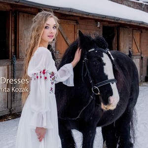 Renaissance floral corset winter wedding dress. Elven goddess fall custom dress. Boho beach wedding hippie dress.