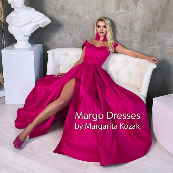 strapless open back dress Sherri Hill 55540 Dresses 000 / Fuchsia main image 1