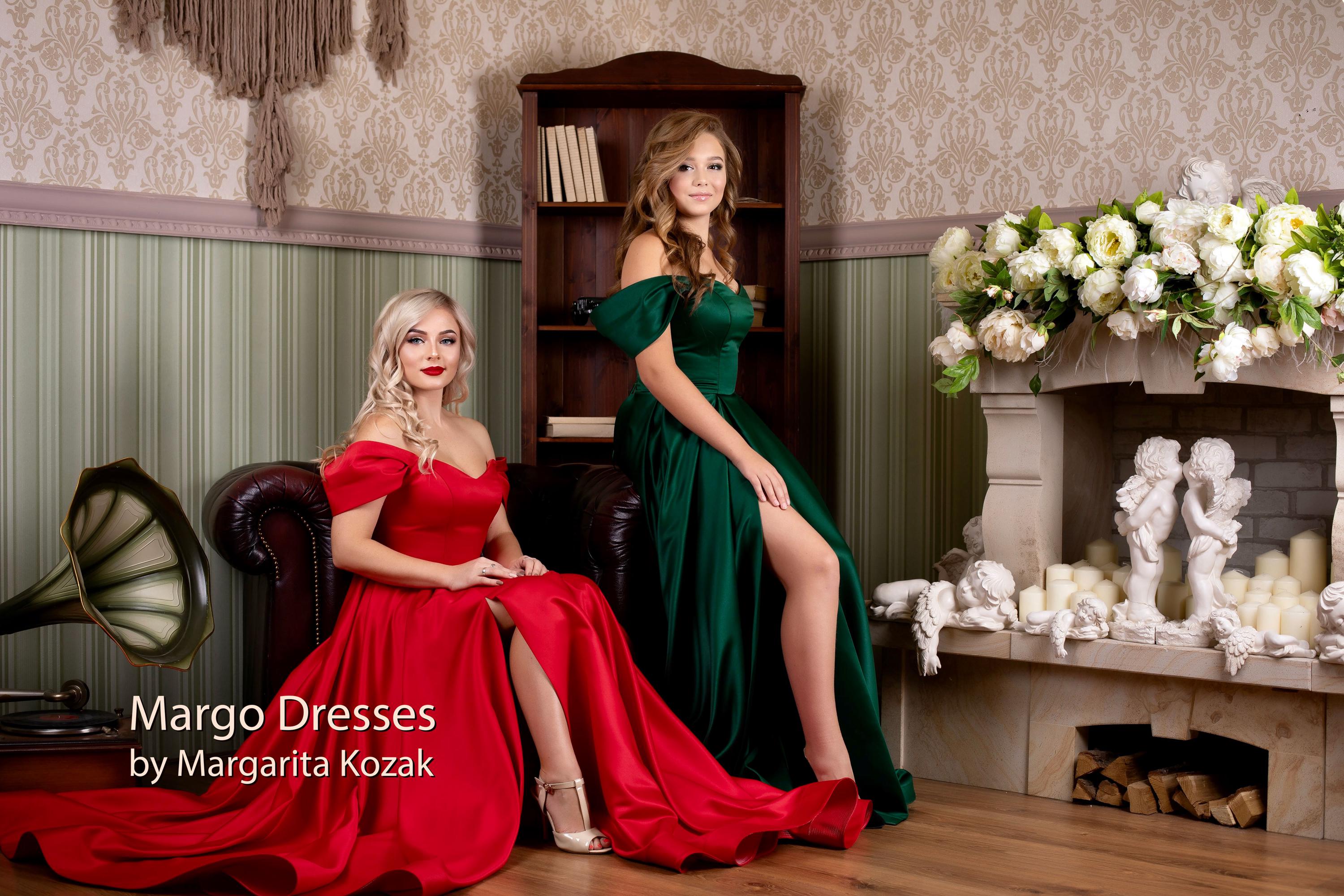 green emerald velvet dress Emerald Off-Shoulder Satin Slit Mermaid Custom Made Prom Dress