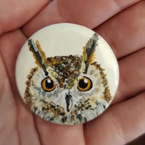 Eurasian Eagle Owl button