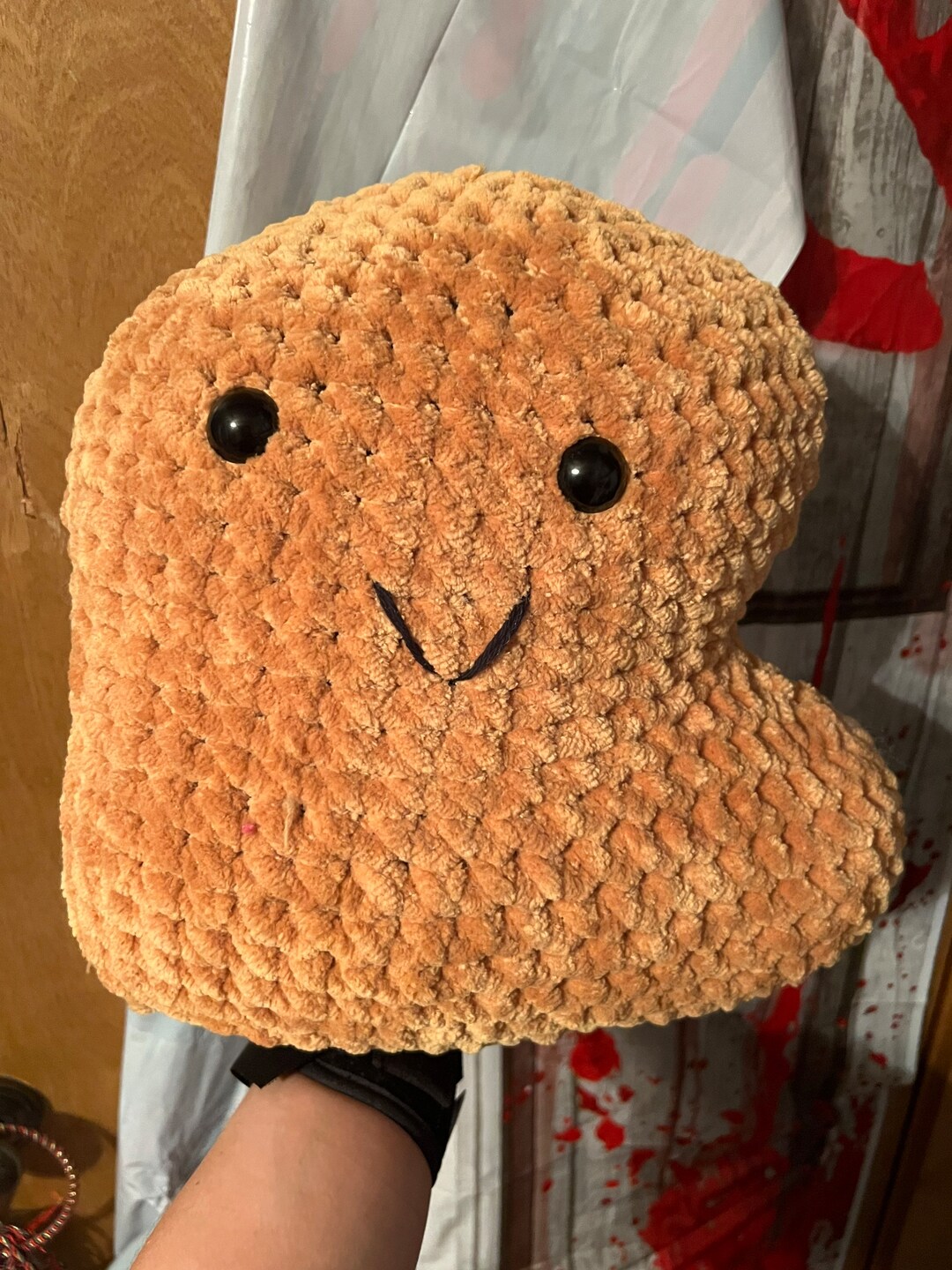 Jumbo Chicken Nugget Pillow Etsy