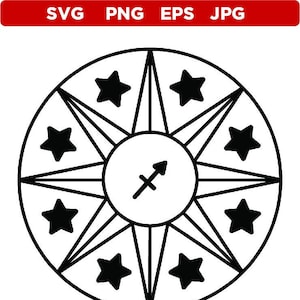 Sagittarius Digital Download, Sagittarius SVG, Sagittarius PNG, Zodiac, Zodiac Digital Download, Zodiac svg, Zodiac png, Zodiac Sign
