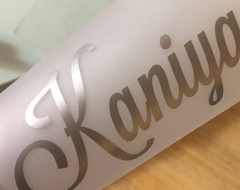 3 Custom Adhesive (1 color) Vinyl Decals