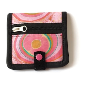 Universe 6 handgemachte Brieftasche, handbemalter Kartenhalter