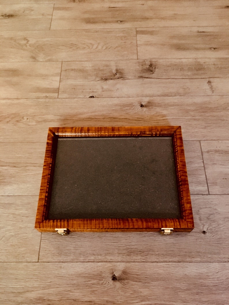 Curly Maple Artifact Display Case 12x16x2 Etsy