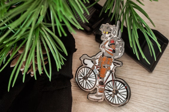 Bad Batch Tech Urban Cyclist Hard Enamel Pin Black Limited Edition