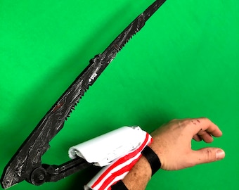 A set of Mantis Blades from Cyberpunk 2077 - 3D printed parts ready to assemble and finish