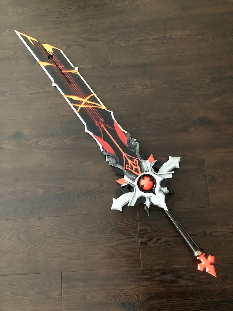 Wolf's Gravestone From Genshin Impact 3D Printed Parts Ready to