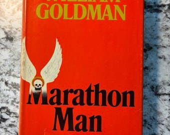In Nearly Fine Vintage Condition "Marathon Man - a novel- by William Goldman" 1974 1st Edition Hardcover with Dust Jacket