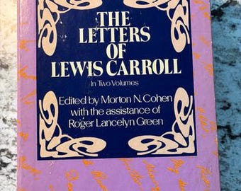 In Fine Vintage Condition "The Letters of Lewis Carroll" 2 Vols set in Slipcase. 1979 1st Edition Hardcovers