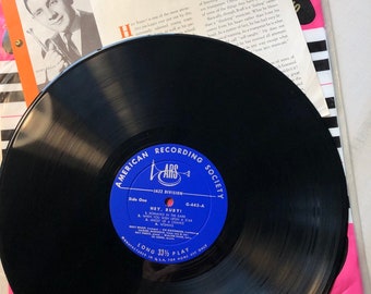 Vinyl in Excellent Condition; American Recording Society Vintage 1957 "Hey, Ruby!" 33 1/3 RPM Vinyl Record Album