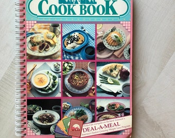 In Great Condition Richard Simmons "Deal A Meal Cookbook" 1987 First Edition Softcover Spiral Book