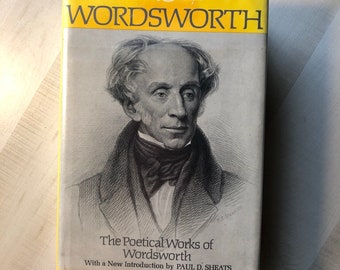 In Excellent Vintage Condition Hardcover 1982 First Edition 3rd Printing "Wordsworth—The Poetical Works of Wordsworth" Cambridge Editions
