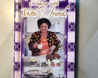 In As New Vintage Condition Spiral-Bound Hardcover 1999 First Edition Thus "Cooking with Vestal & Friends" by