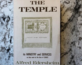 In Very Good Vintage Condition. "The Temple - Its Ministry and Services as They Were at the Time of Christ." 1979 printing.