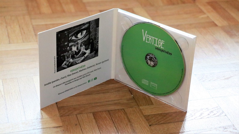 EP Vertige par VĖRSįNTHË 99 Queer-punk / Riot Grrrl // French Band, Rock, Poetry, Activism, Feminist Gift, Pride image 5