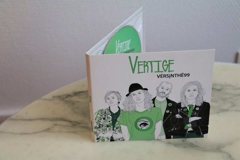 EP Vertige par VĖRSįNTHË 99 Queer-punk / Riot Grrrl // French Band, Rock, Poetry, Activism, Feminist Gift, Pride image 4