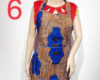 African Print Apron, Cooking Apron, Ankara Apron, African Print Stylish Aprons, Gifts for her #6