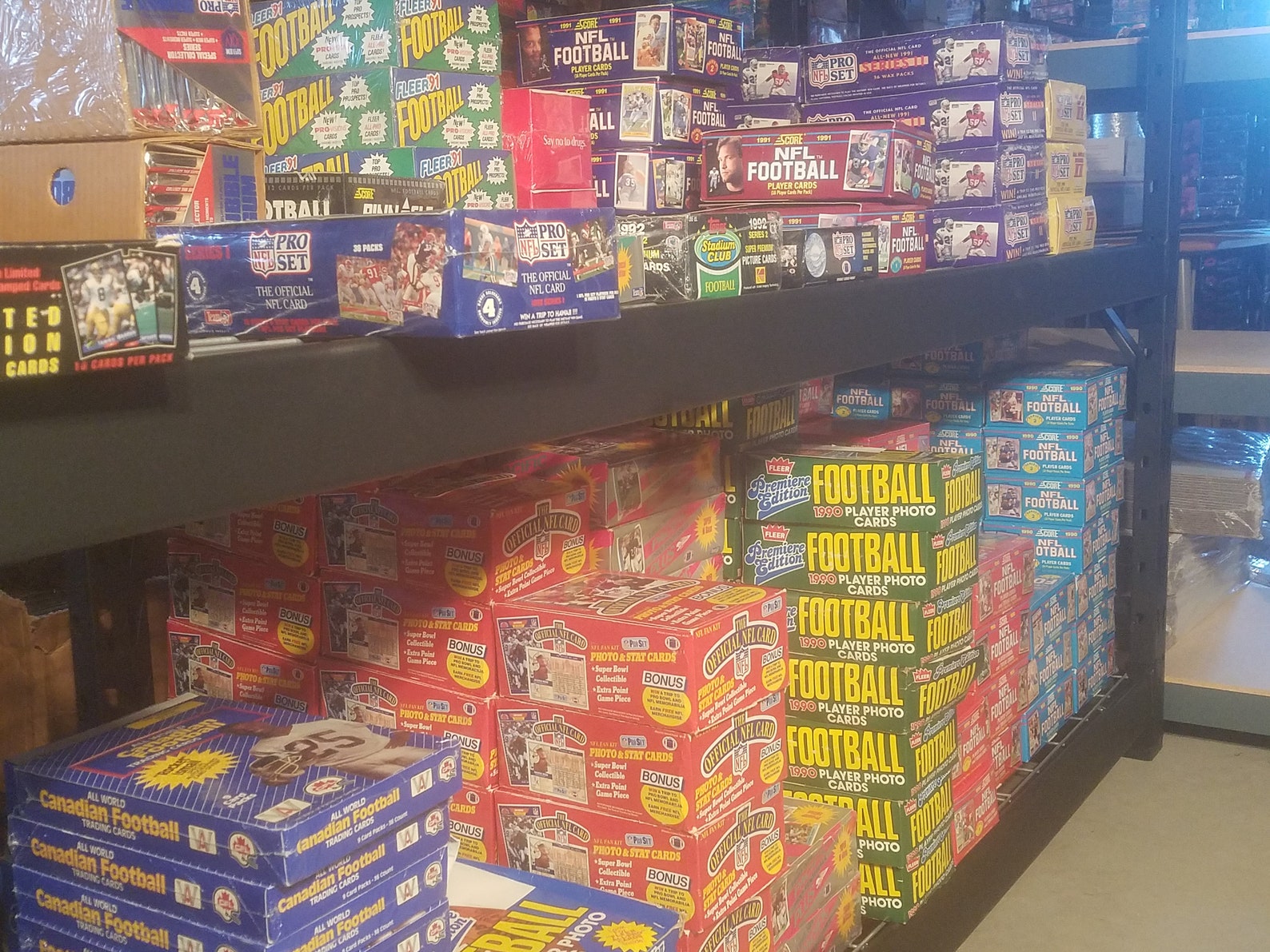 1000 Cards Unopened NFL Football Card Wax Box Packs Etsy