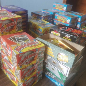 Unopened Baseball Cards - 2000 Total Cards In Packs Plus Rookie & Star Card Bonus