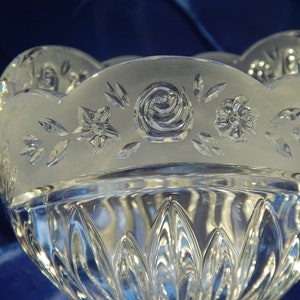 Vintage Crystal Candy or Nut Dish
