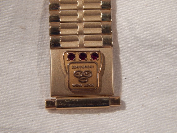 Vintage Men's Watch Band with Rubies - image 2