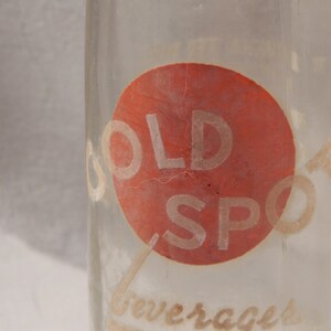 Gold Spot Vintage Cola Bottle