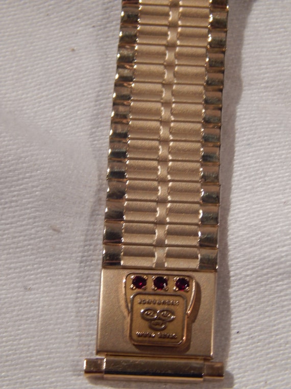 Vintage Men's Watch Band with Rubies - image 4