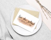 Postkarte "Sei du selbst. Alle anderen gibt es schon." | Motivationsspruch | Digitales PDF | Printable postcard | DIN A6 | Poster
