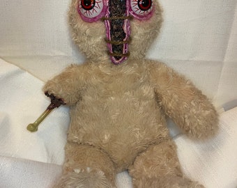 Nightmare bear scary stuffed teddy goredoll