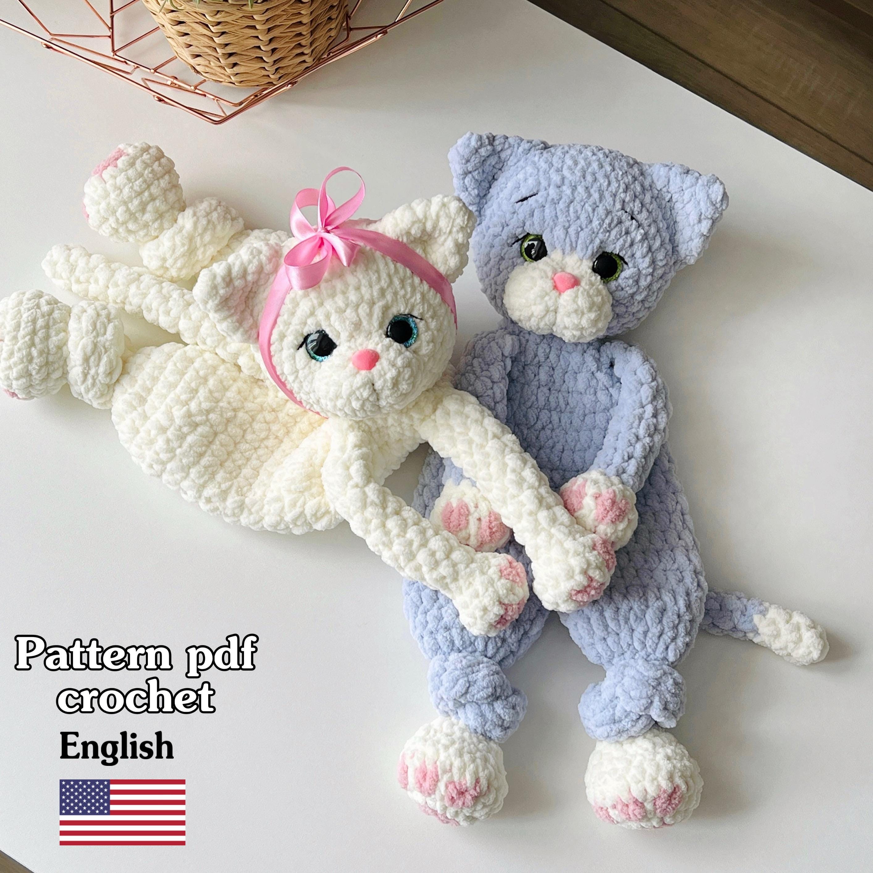 40 Kitty Crochet Patterns: Create Adorable Feline Friends at Home 17 Crochet kitty snuggler. Snuggler crochet pattern. Crochet