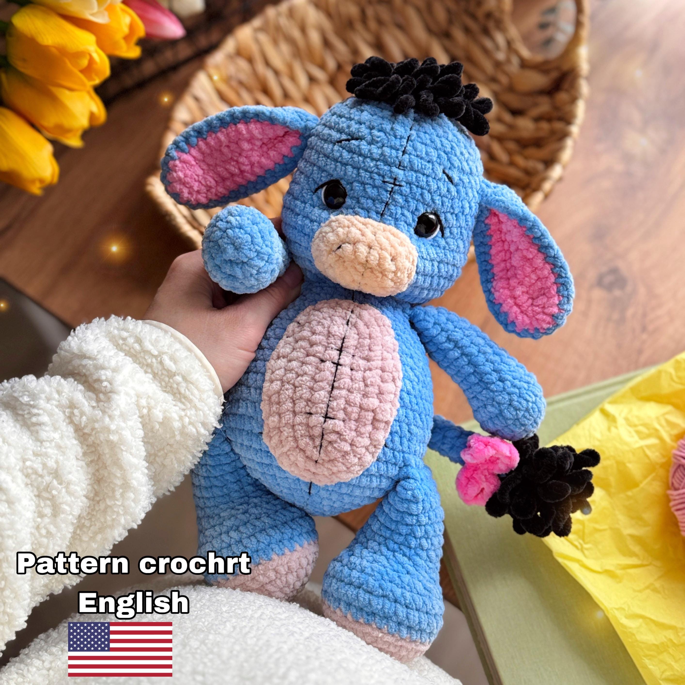 30 Donkey Crochet Patterns for Farm Animal Fans, Gifts, and Nursery Decor 15 Plush Donkey Pattern in English