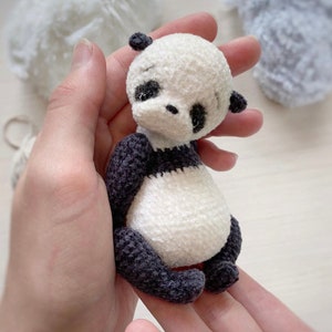 Crochet panda bear toy PATTERN, Amigurumi bear panda, amigurumi animals, Amigurumi bear tutorial ENGLISH pdf, easy patterns for beginners
