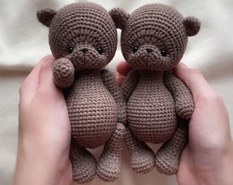 Сrochet bear PATTERN, crochet Amigurumi animals teddy bear,  easy crochet pattern in ENGLISH pdf