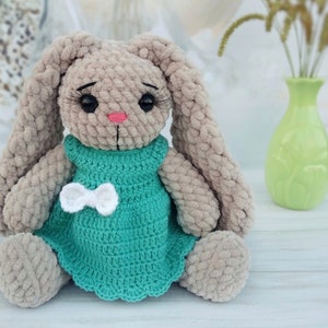Amigurumi pattern bunny - Crochet bunny pattern - Plush toys pattern