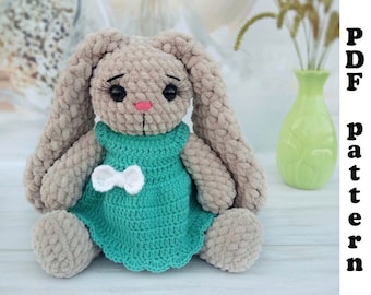 Amigurumi pattern bunny - Crochet bunny pattern - Plush toys pattern