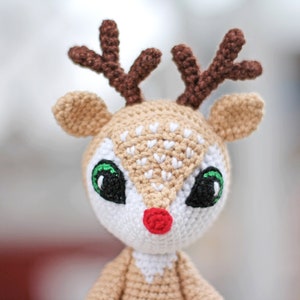 Deer crochet pattern - christmas amigurumi - crochet christmas decorations - crochet gift pattern image 2