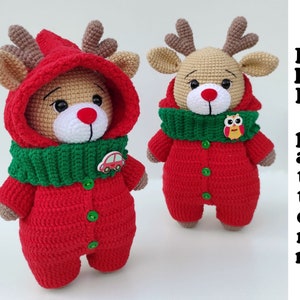 Amigurumi crochet pattern - Crochet Deer pattern - English PDF pattern - Amigurumi Reindeer pattern