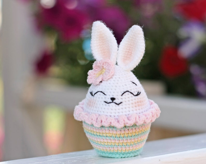 Crochet bunny pattern small amigurumi easter pattern easy image 8